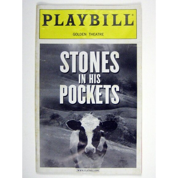 Stones in His Pockets Playbill July 2001 Sean Champion Conleth Hill - Picture 1 of 7